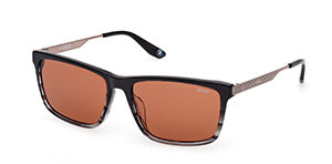 BW0062-H Grey/Striped / Shiny Dark Bronze