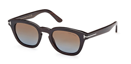 FT1045-P Shiny Black / Brown Horn Main image