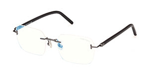 FT5934-B Shiny Dark Ruthenium / Shiny Black