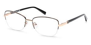 HD0576 Shiny Black / Shiny Rose Gold