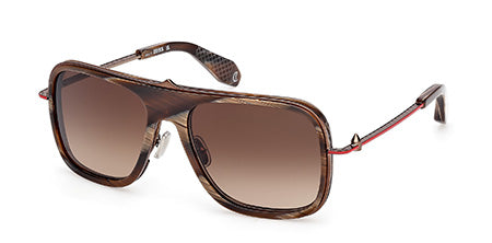 LB0013 Brown Horn / Shiny Dark Bronze Main image