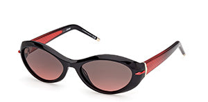 LB0037 Shiny Black / Red/Gradient