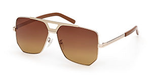 MW0023-H Shiny Pale Gold / Shiny Light Brown